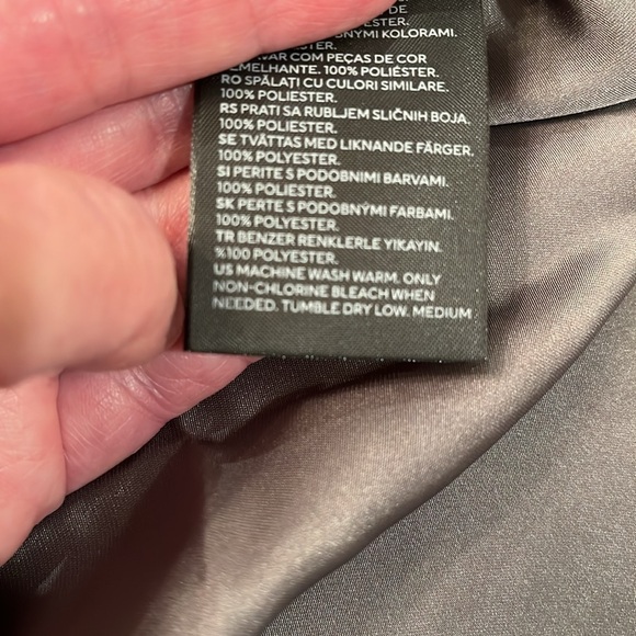 H&M Gray Pointed-collar Shirt/NWT/S - Picture 7 of 12